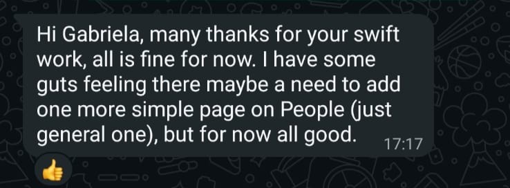 Lucentis Comment: Hi Gabriela, many thanks for your swift work, all is fine for now. I have some (a) gut feeling there may be a need to add one more simple page. (Shortneded)